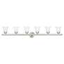 3_Neptune 6-Light 8-in Brushed Nickel Bell Vanity Light more views