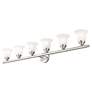 4_Neptune 6-Light 8-in Brushed Nickel Bell Vanity Light more views