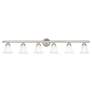 5_Neptune 6-Light 8-in Brushed Nickel Bell Vanity Light more views