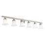 6_Neptune 6-Light 8-in Brushed Nickel Bell Vanity Light more views
