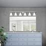 7_Neptune 6-Light 8-in Brushed Nickel Bell Vanity Light more views