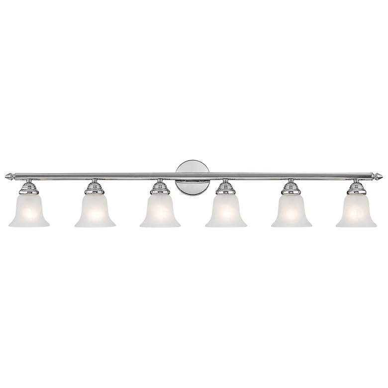 Image 2 Neptune 6-Light 8-in Chrome Bell Vanity Light