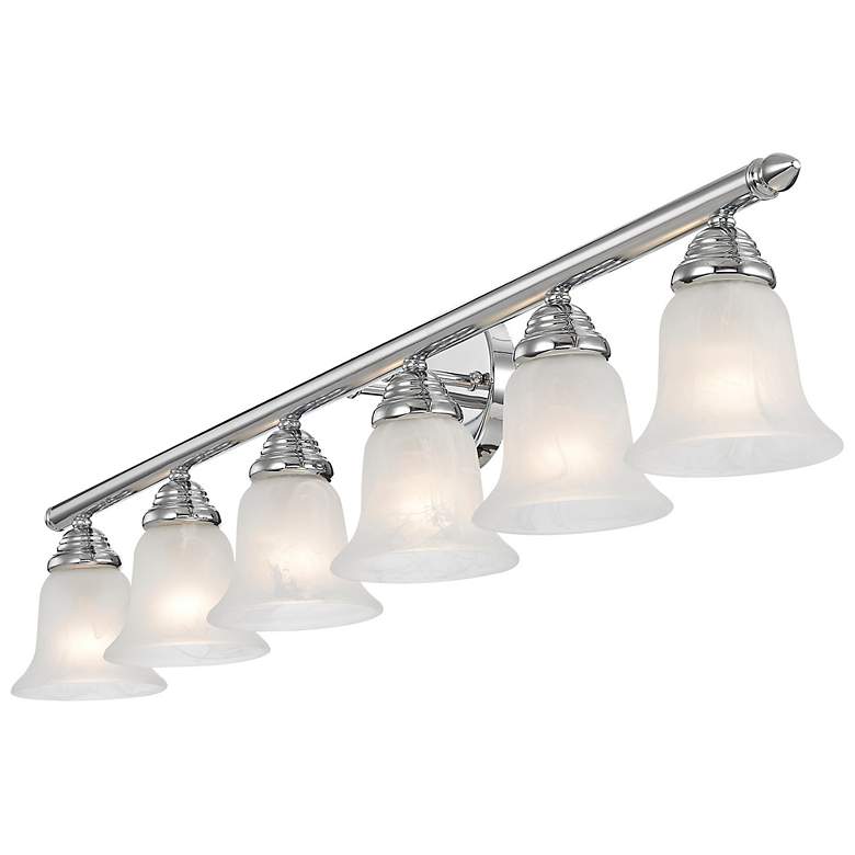 Image 5 Neptune 6-Light 8-in Chrome Bell Vanity Light more views