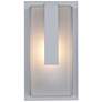 Neptune - Outdoor Wall Light - Satin Finish - Ribbed Frosted Glass Shade