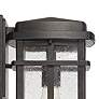 3_Neri 12 1/2"H Mission Oil-Rubbed Bronze Outdoor Wall Light Set of 2 more views