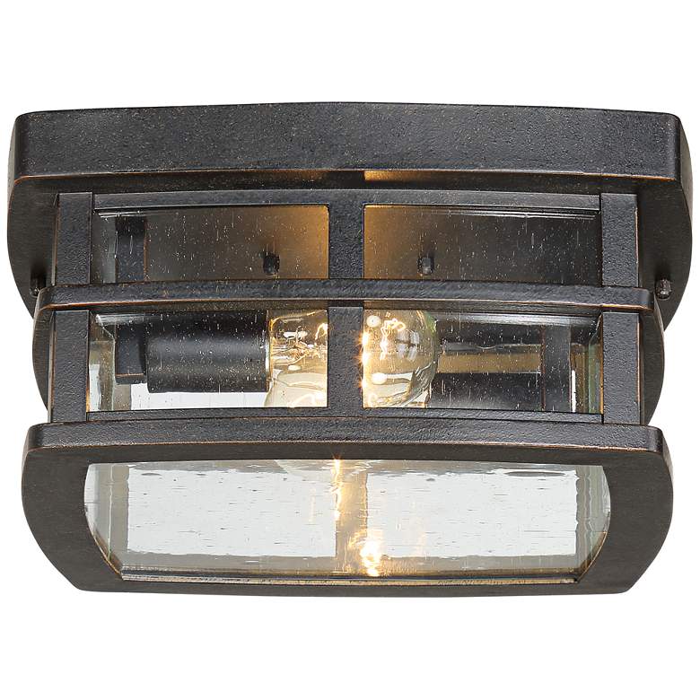 Image 7 Neri 12" Wide Oil-Rubbed Bronze Outdoor Ceiling Light more views