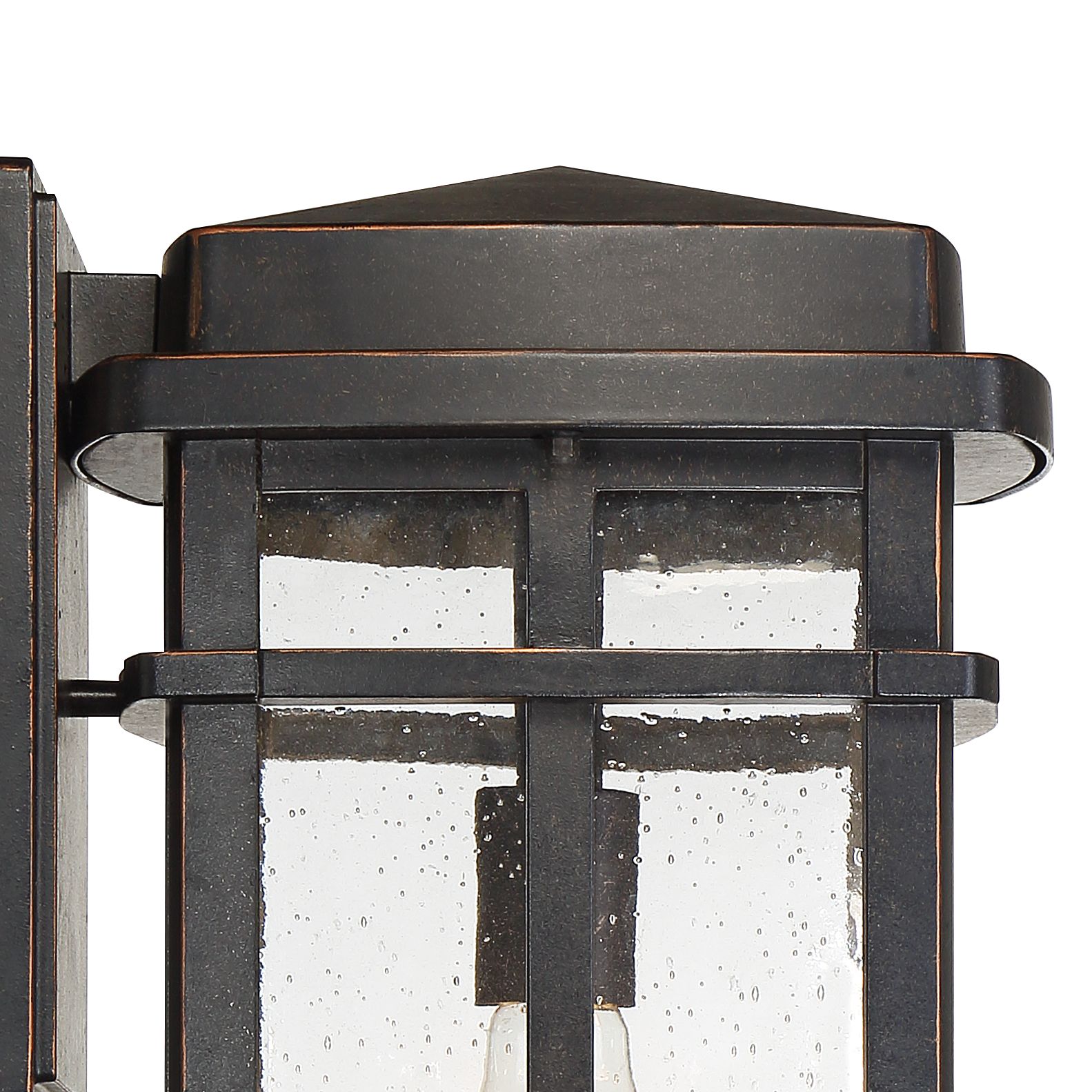 Image 2 Neri 16" Mission Oil-Rubbed Bronze Outdoor Wall Light Set of 2 more views