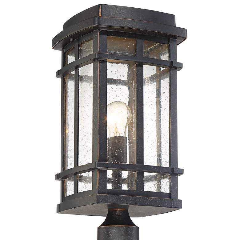 Image 3 Neri 19 1/4" High Oil-Rubbed Bronze Outdoor Post Light more views