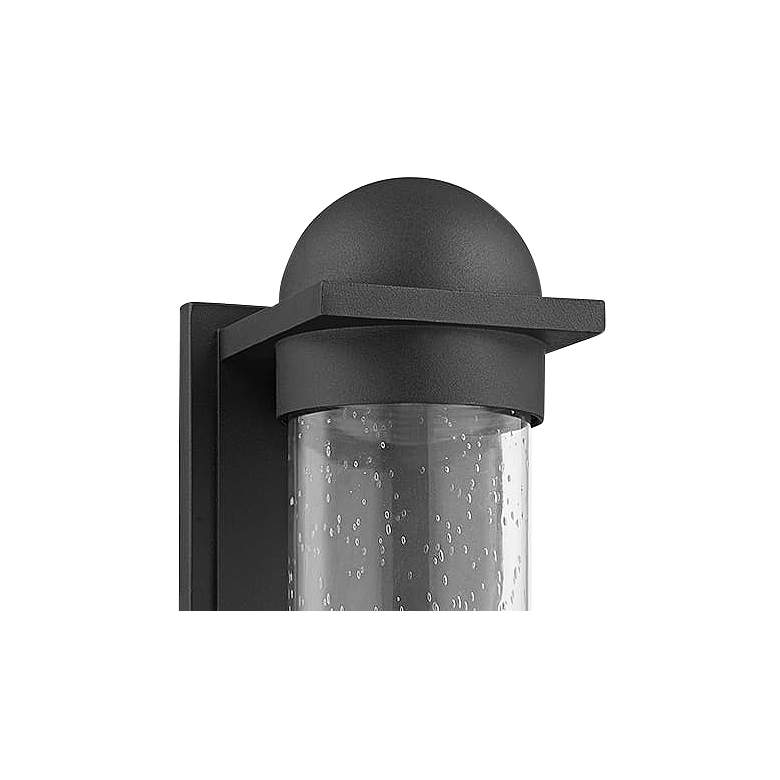 Image 2 Nero 12" High Textured Black Outdoor Wall Light more views
