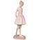 Nervous Pink Porcelain 9" High Ballerina Figurine