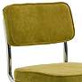 Nessa Green Corduroy Accent Chairs Set of 2 in scene