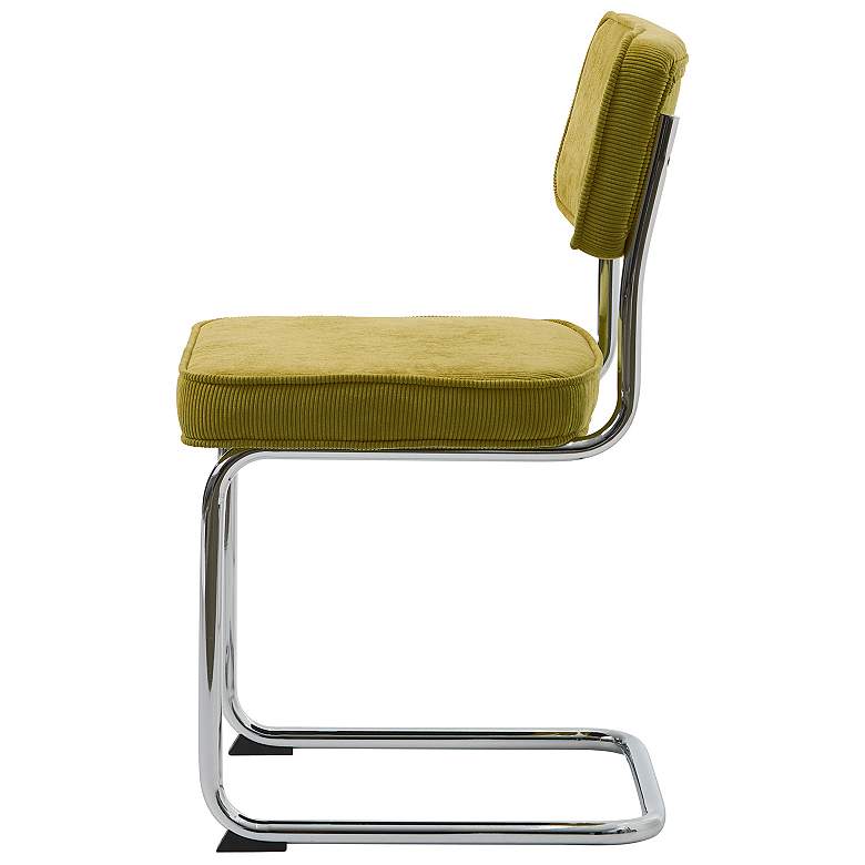 Image 4 Nessa Green Corduroy Accent Chairs Set of 2 more views