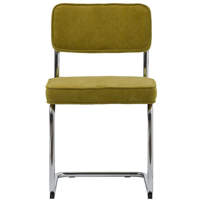 Image 5 Nessa Green Corduroy Accent Chairs Set of 2 more views