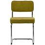 Nessa Green Corduroy Accent Chairs Set of 2 in scene