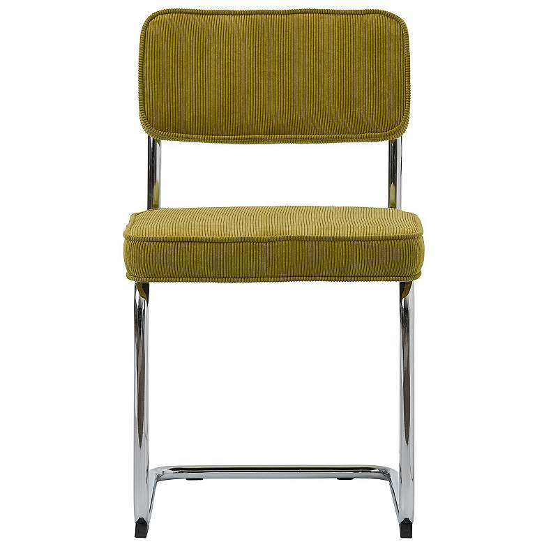 Image 5 Nessa Green Corduroy Accent Chairs Set of 2 more views