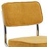 Nessa Yellow Corduroy Accent Chairs Set of 2