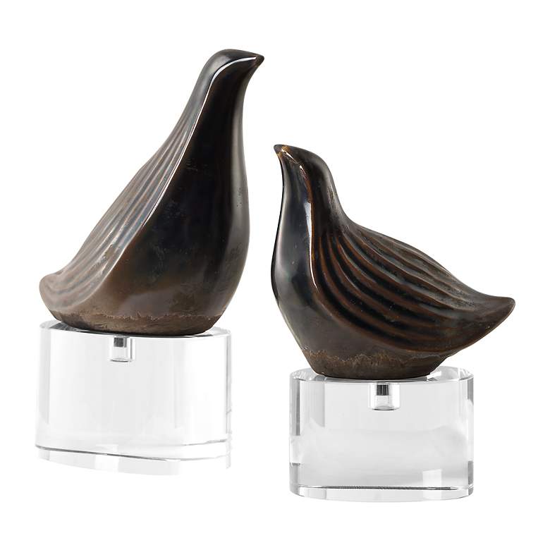 Image 2 Nesting Set of 2 Bird Sculptures