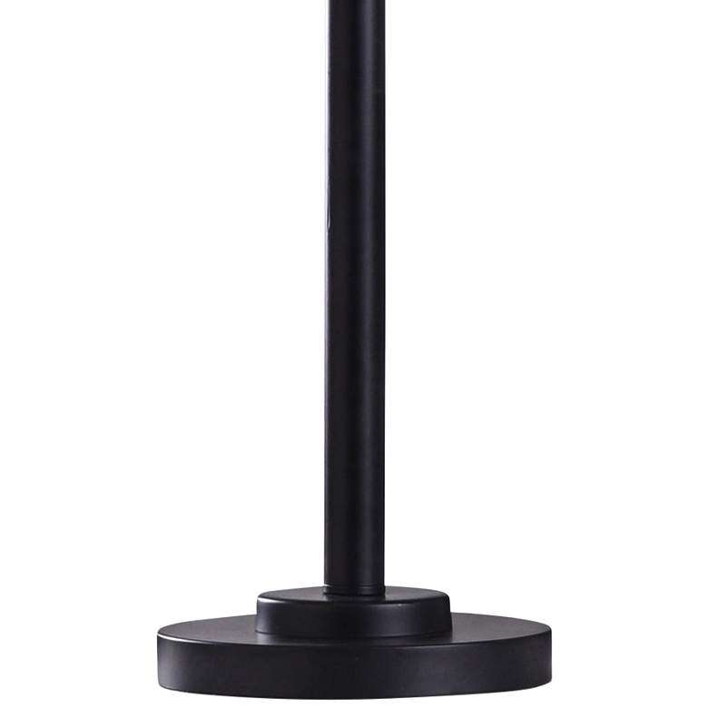 Image 3 Nestor Satin Black 3-Light Metal Table Lamp more views
