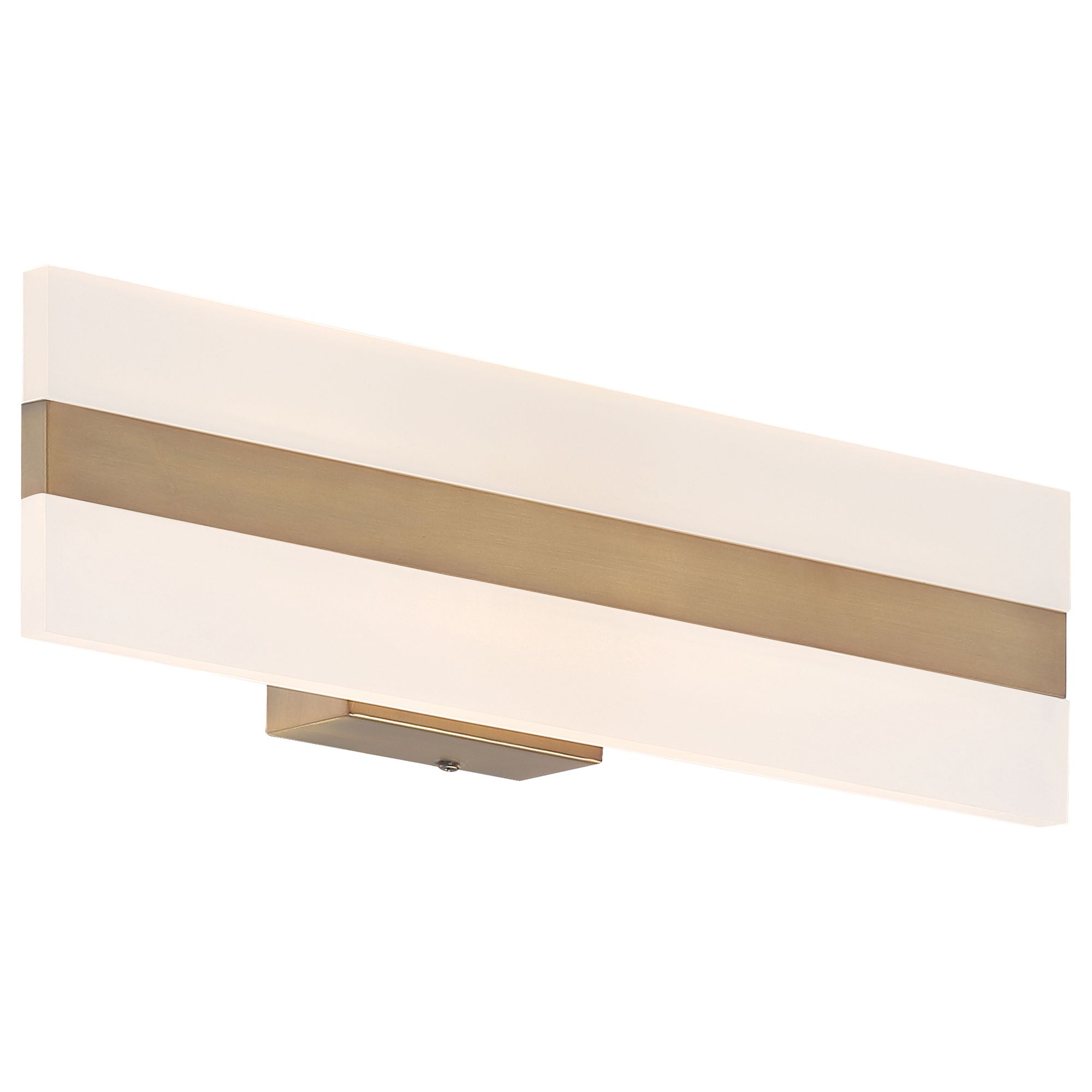 Image 6 Netherton 18" Wide Antique Brass LED Bath Light more views