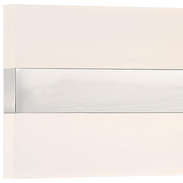 Image 2 Netherton 18" Wide Brushed Steel LED Bath Light more views