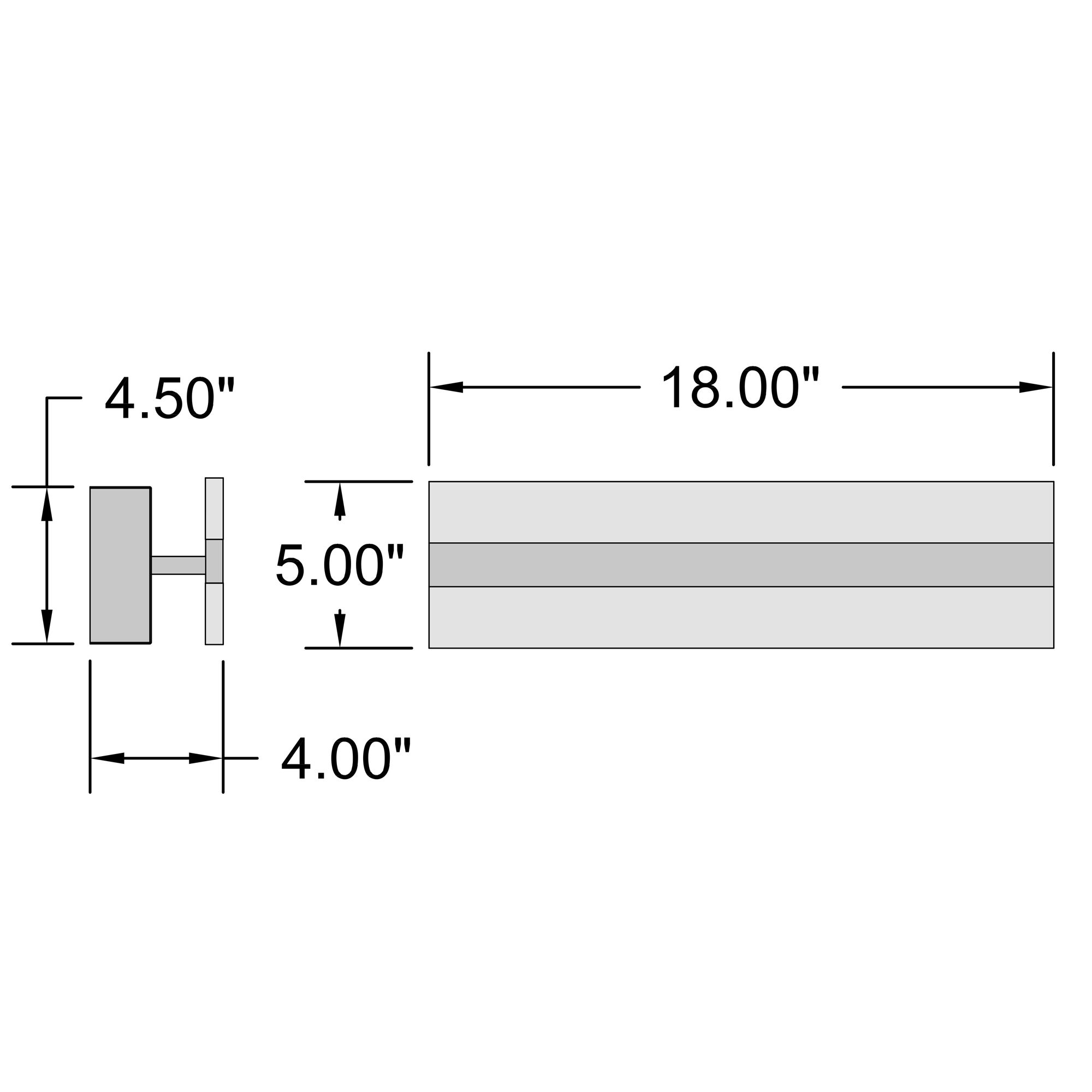 Image 6 Netherton 18" Wide Brushed Steel LED Bath Light more views