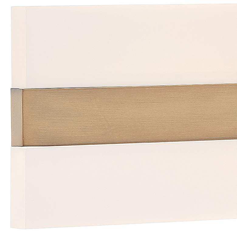 Image 2 Netherton 24" Wide Antique Brass LED Bath Light more views