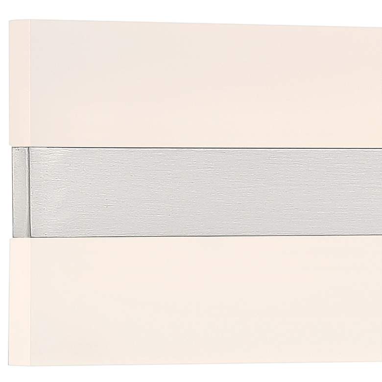 Image 2 Netherton 24 inch Wide Brushed Steel LED Bath Light more views