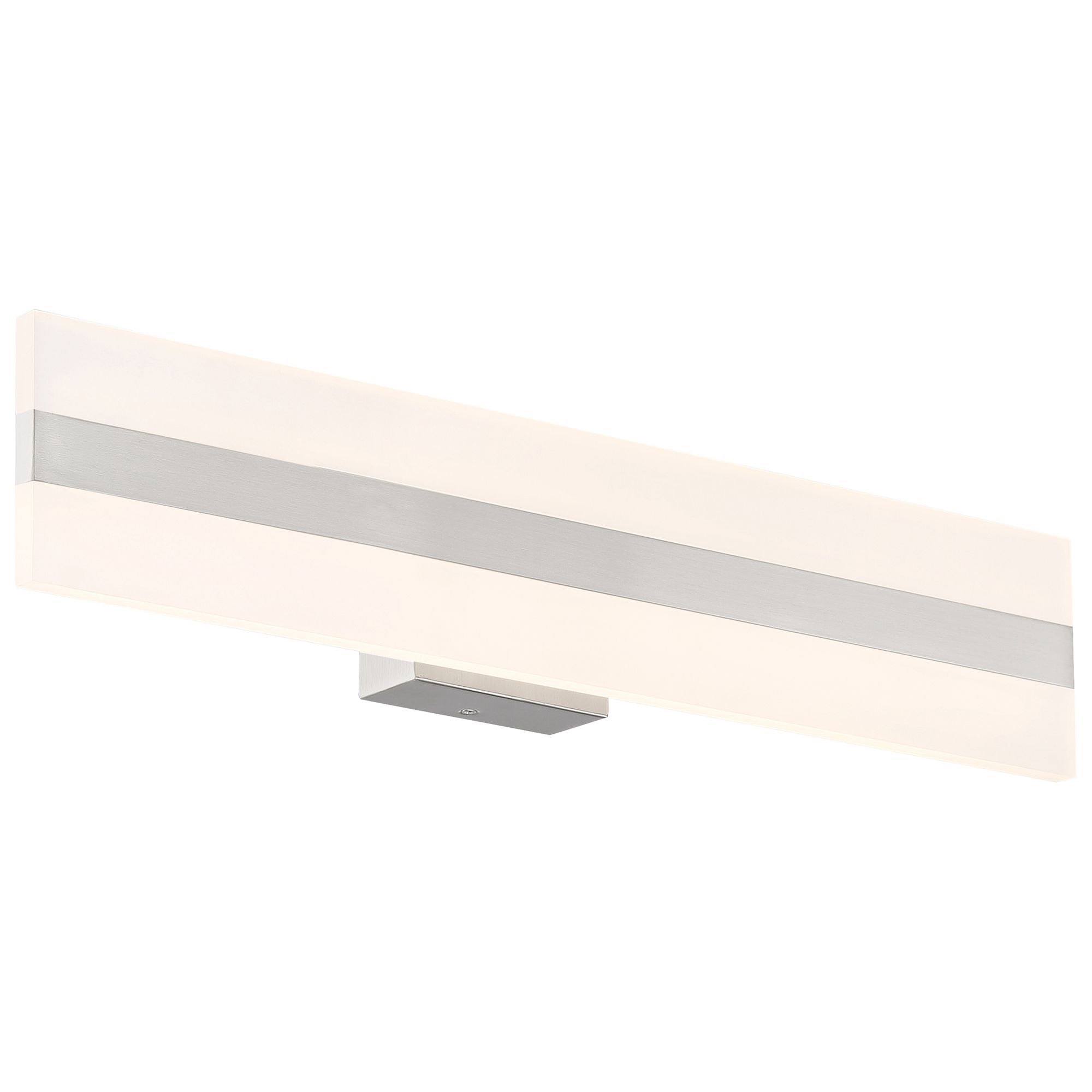 Image 6 Netherton 24" Wide Brushed Steel LED Bath Light more views