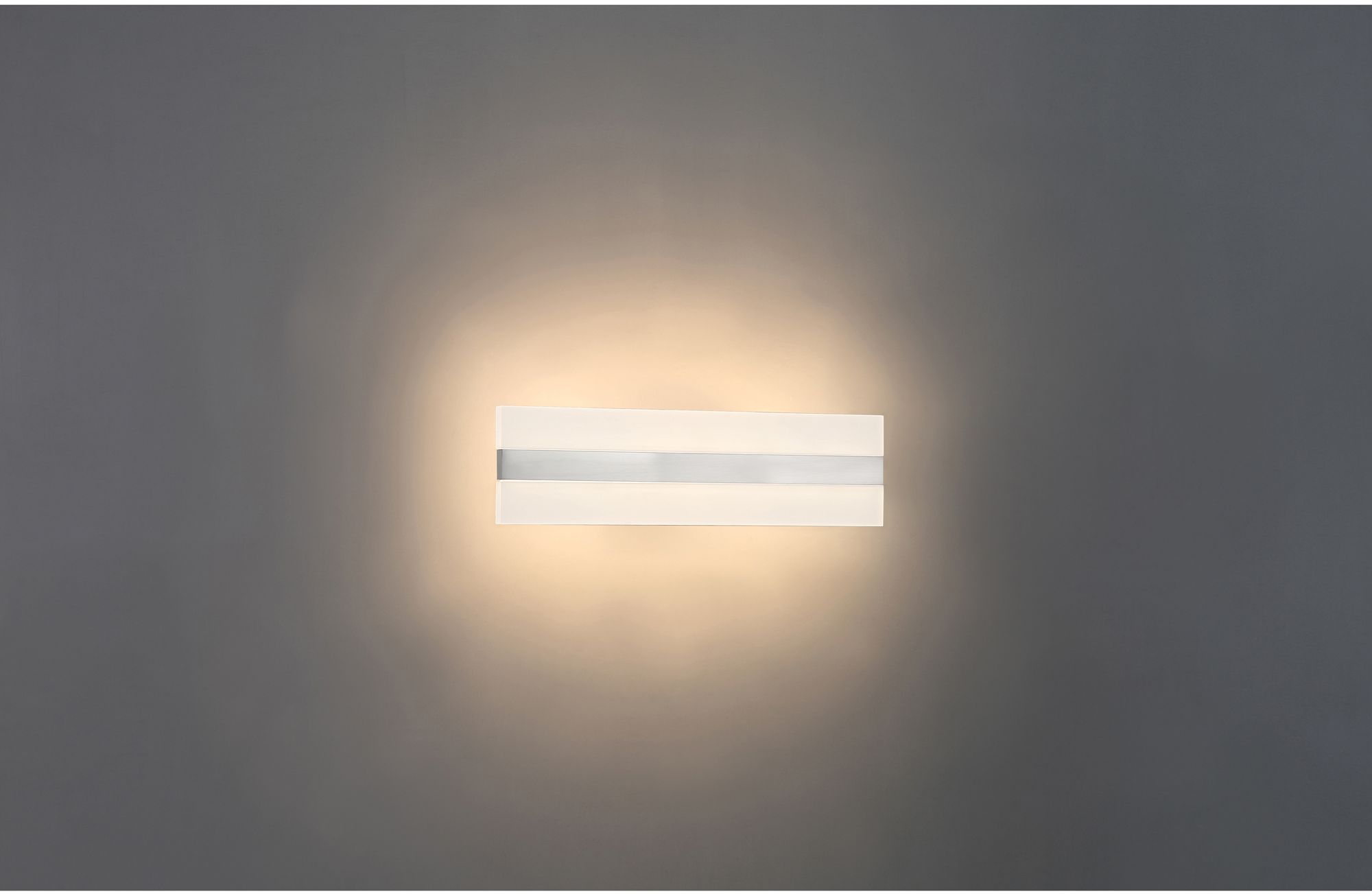 Image 7 Netherton 24" Wide Brushed Steel LED Bath Light more views