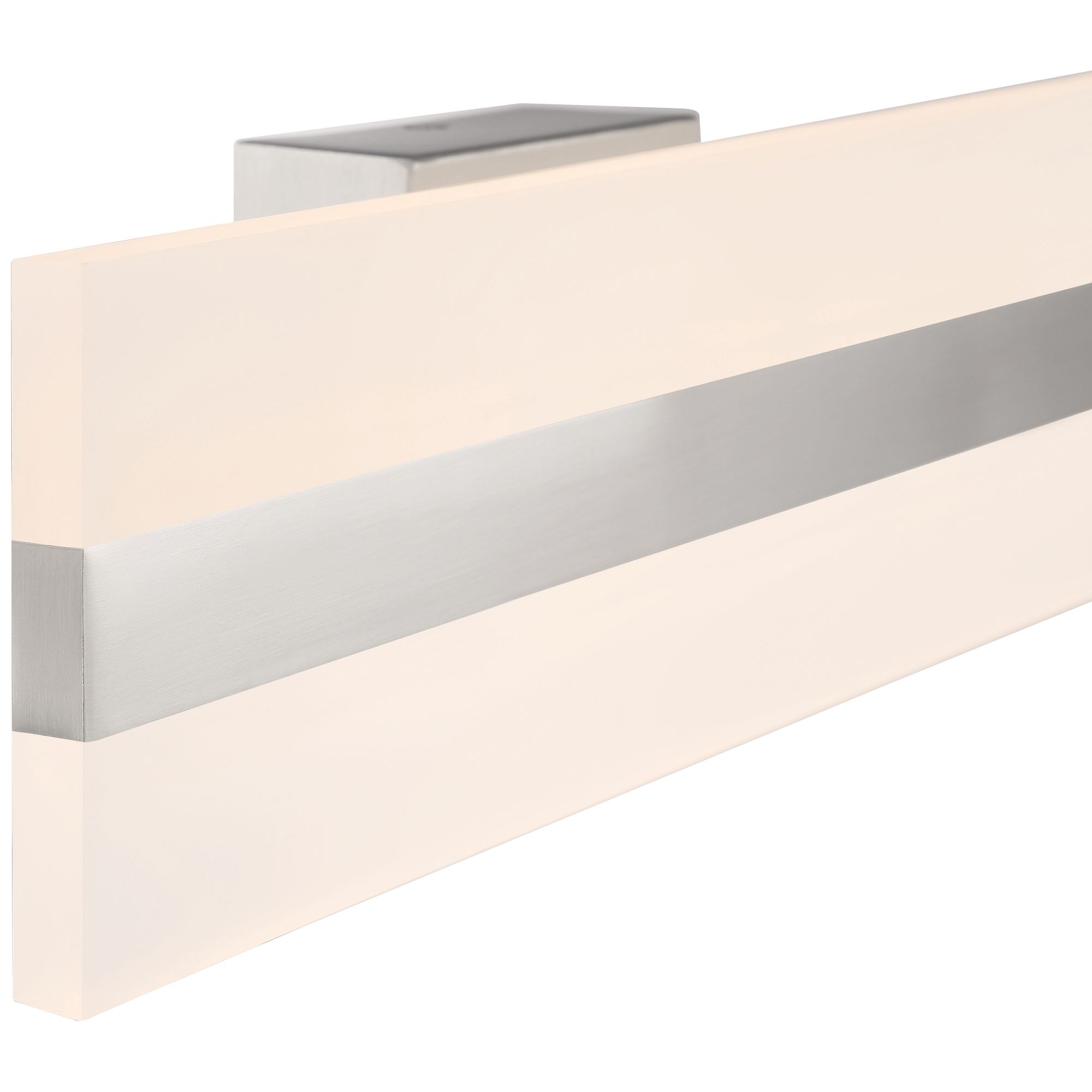 Netherton 24" Wide Brushed Steel LED Bath Light