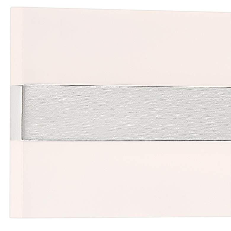 Image 2 Netherton 36 inch Wide Brushed Steel LED Bath Light more views