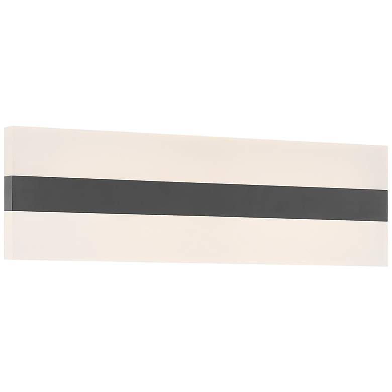 Image 1 Netherton 36 inch Wide Matte Black LED Bath Light