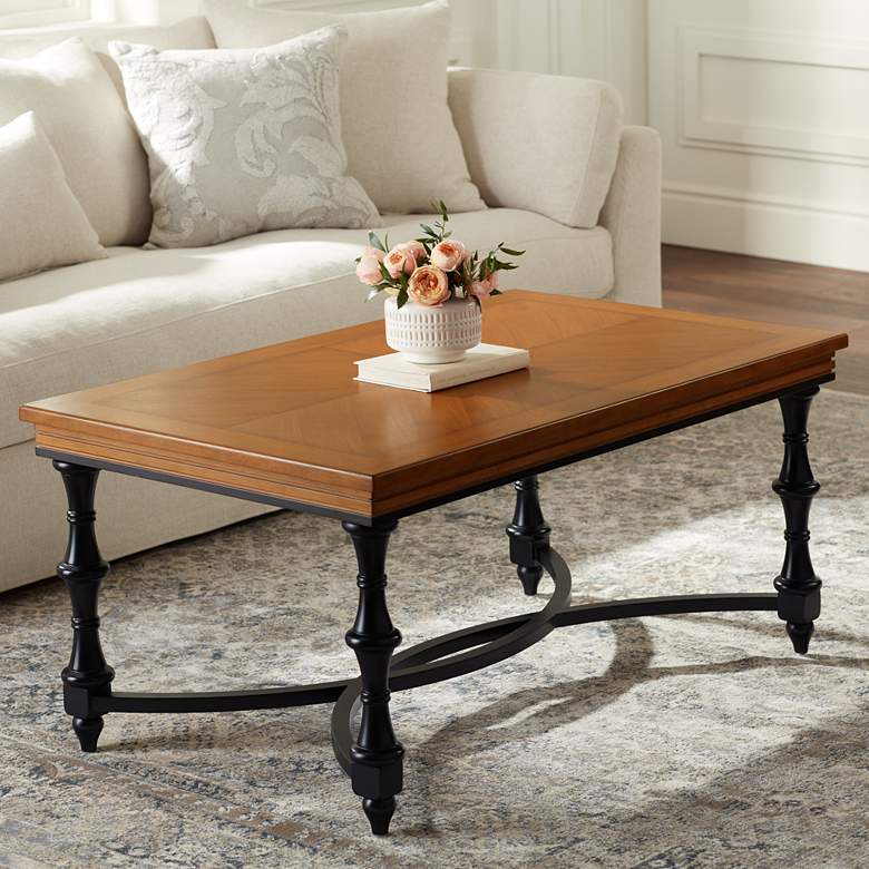 Image 1 Nethum 48" Wide Wood Coffee Table
