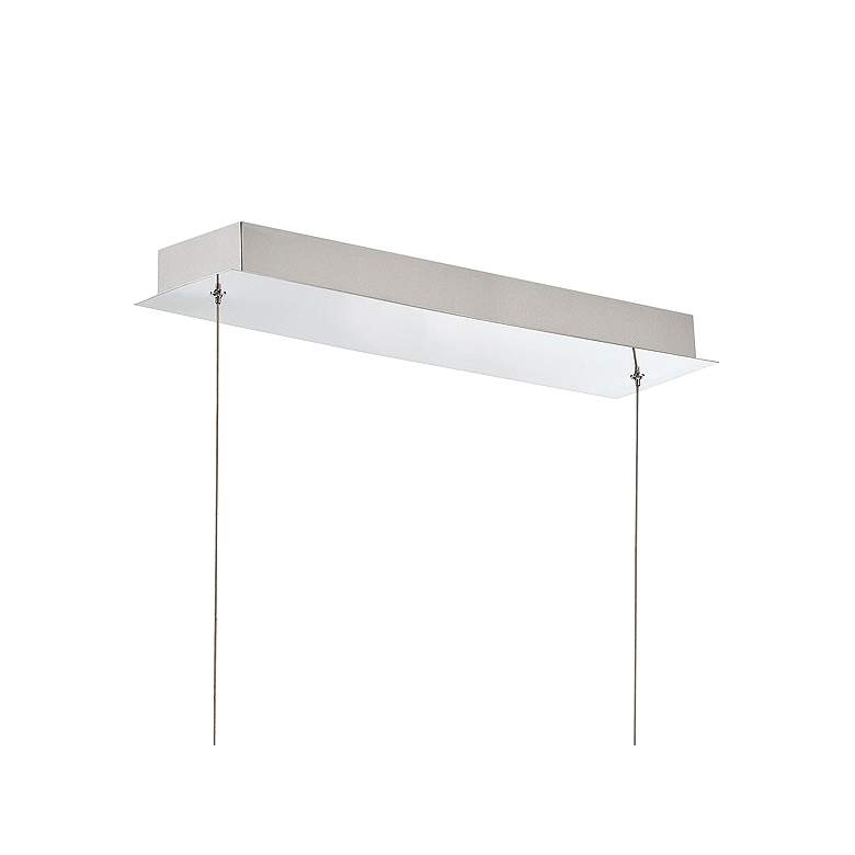 Image 4 Netto 41 1/2"W Chrome LED Kitchen Island Light Chandelier more views