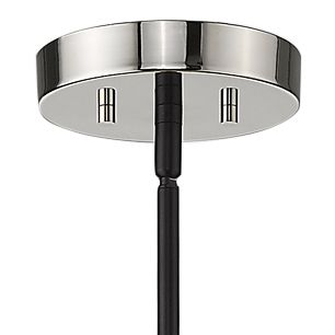 Image 4 Neutra 6"W Matte Black Polished Nickel 5-Light Kitchen Island Pendant more views