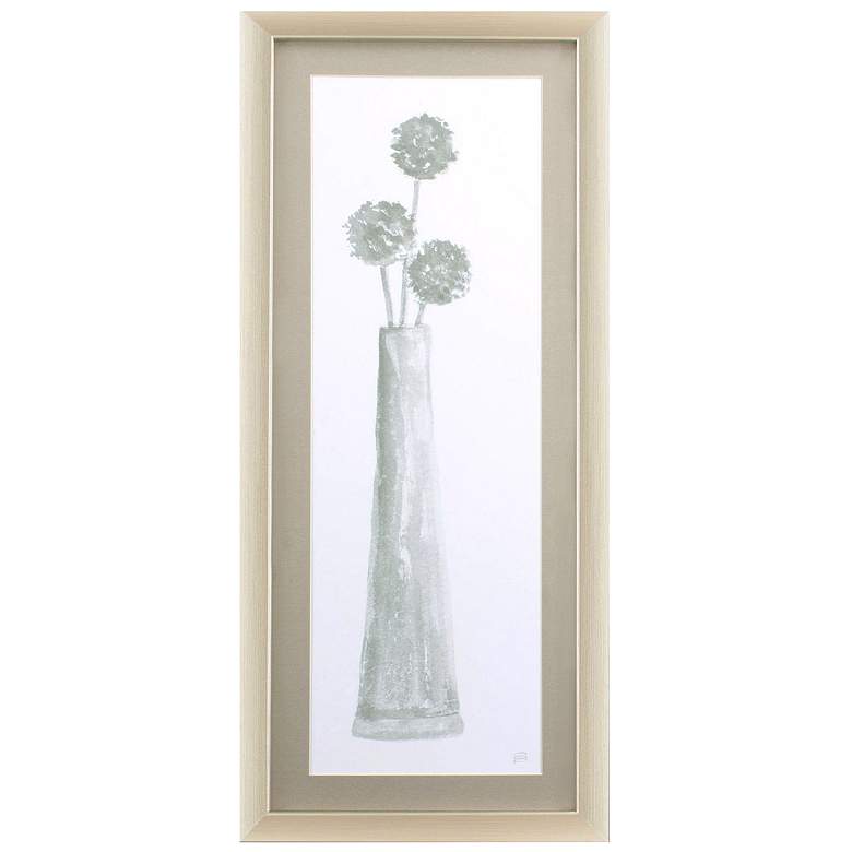 Image 1 Neutral Allium 15"W x 35"H Framed Art