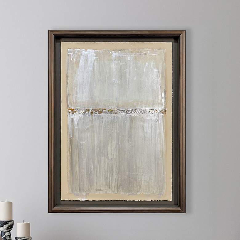 Image 1 Neutral Bliss II 36"W x 50"H Framed Art