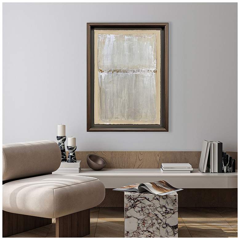 Image 5 Neutral Bliss II 36"W x 50"H Framed Art more views