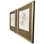 2_Neutral Botanical I 25"W x 33"H Framed Art Set of 2 more views