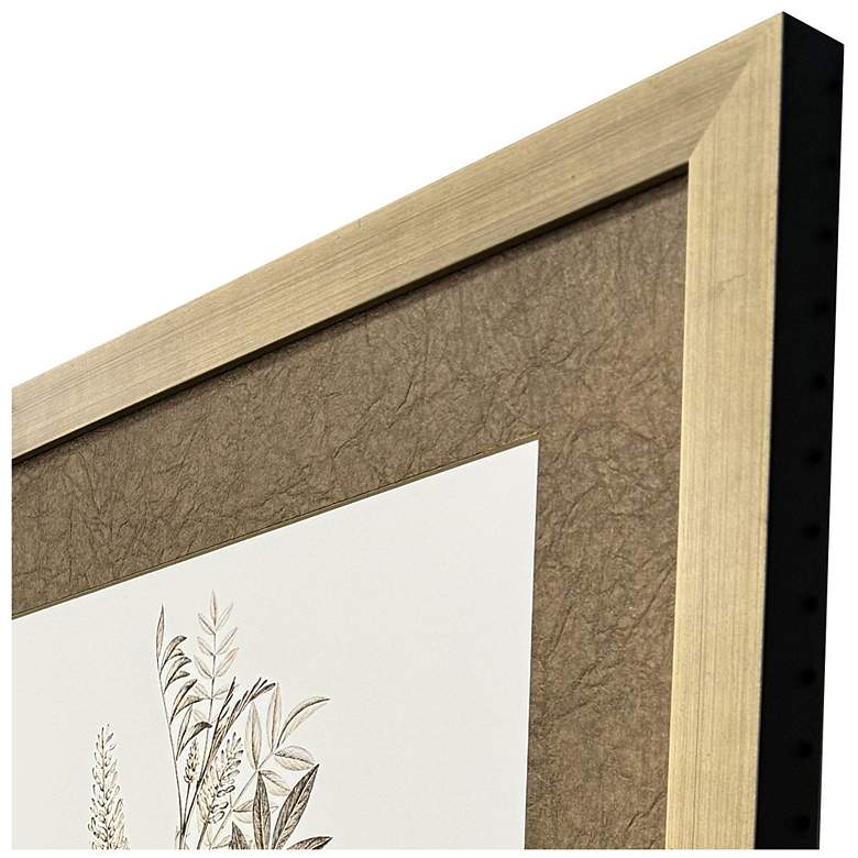 Image 3 Neutral Botanical I 25"W x 33"H Framed Art Set of 2 more views
