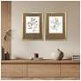 4_Neutral Botanical I 25"W x 33"H Framed Art Set of 2 more views