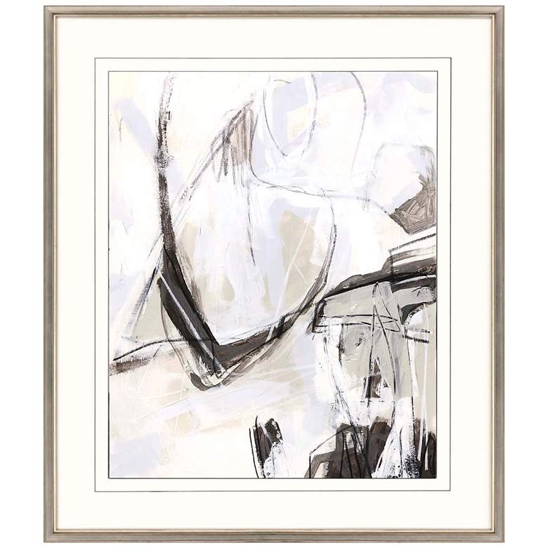 Image 3 Neutral Boundary I 40" High Framed Giclee Wall Art