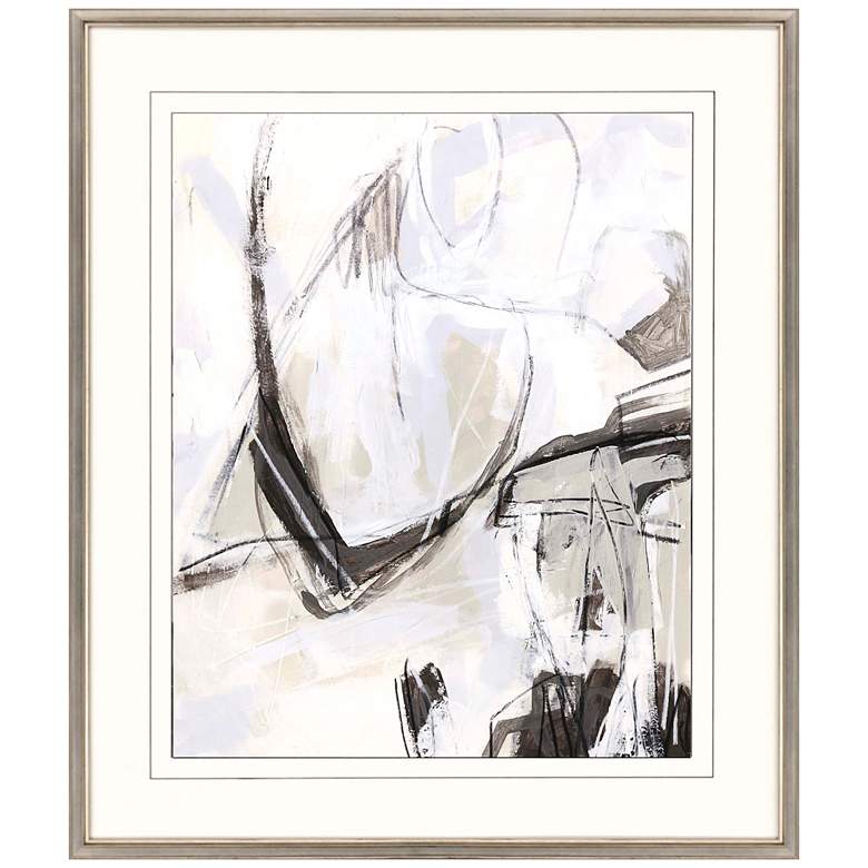 Image 2 Neutral Boundary I 40 inch High Framed Giclee Wall Art