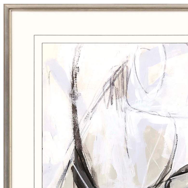 Image 4 Neutral Boundary I 40" High Framed Giclee Wall Art more views