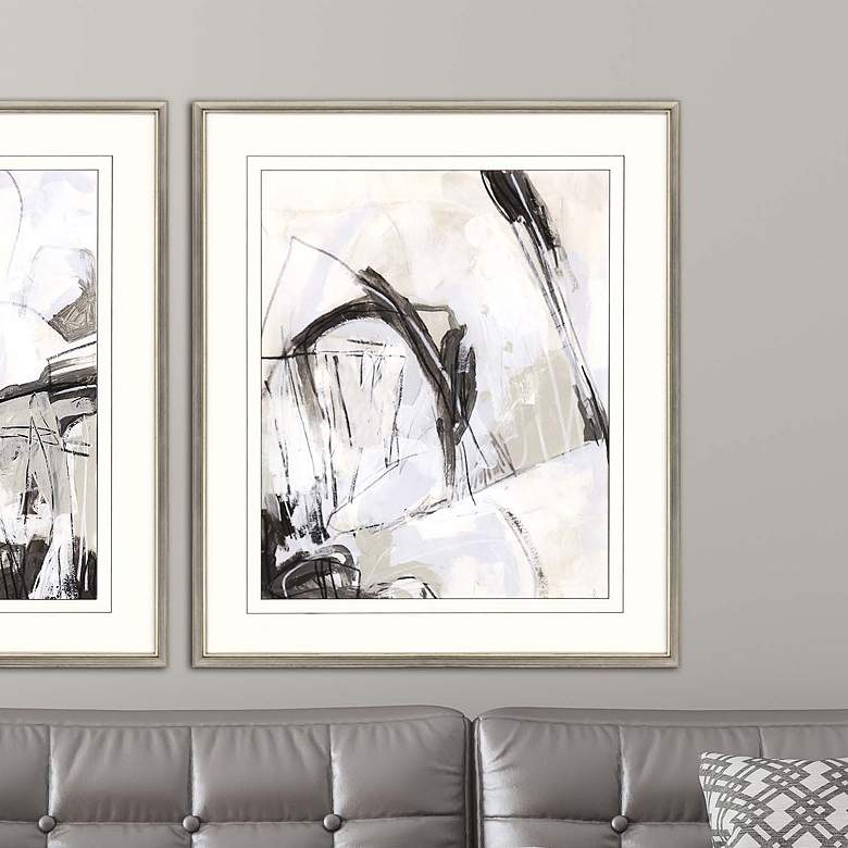 Image 1 Neutral Boundary II 40 inch High Framed Giclee Wall Art