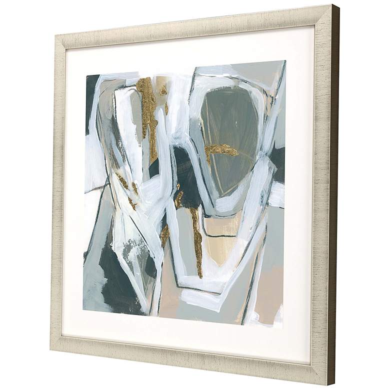 Image 5 Neutral Echoes I 33" Square Giclee Framed Wall Art more views