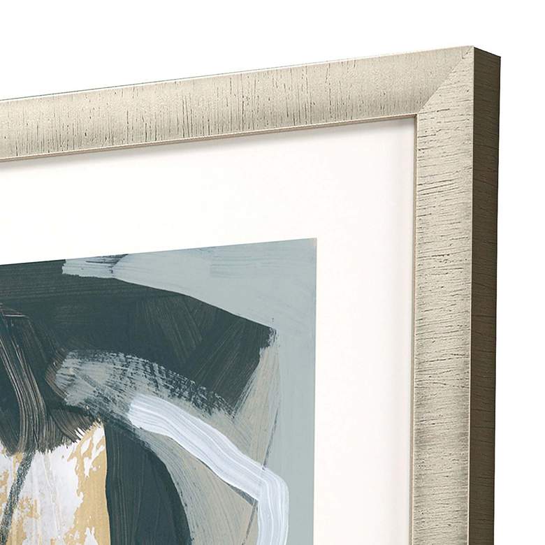 Image 4 Neutral Echoes II 33" Square Giclee Framed Wall Art more views
