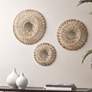 1_Neutral Ella Corn Leaves 3-Piece Metal Wall Art Set