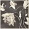 Neutral Flora I 25"W x 25"H Transitional Non-Glass Framed Art