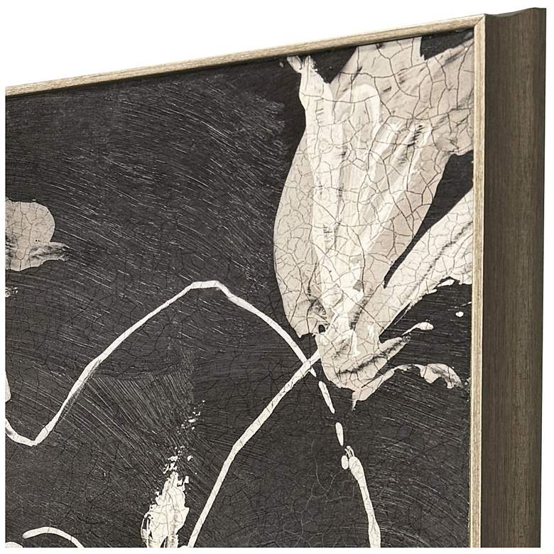 Image 3 Neutral Flora I 25"W x 25"H Transitional Non-Glass Framed Art more views